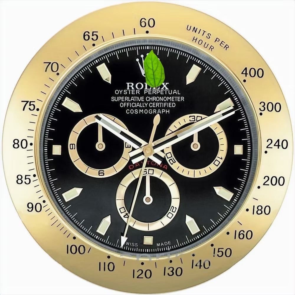 Icon Dials™ Daytona Style, Gold & Black
