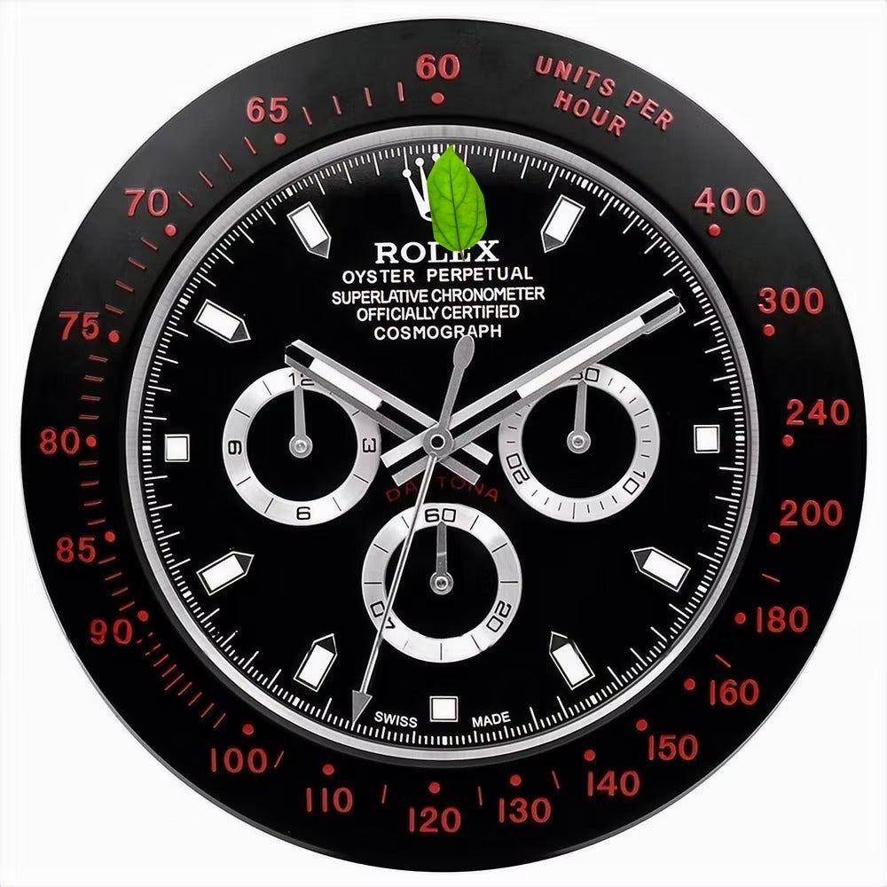 Icon Dials™ Daytona Style Black & Red