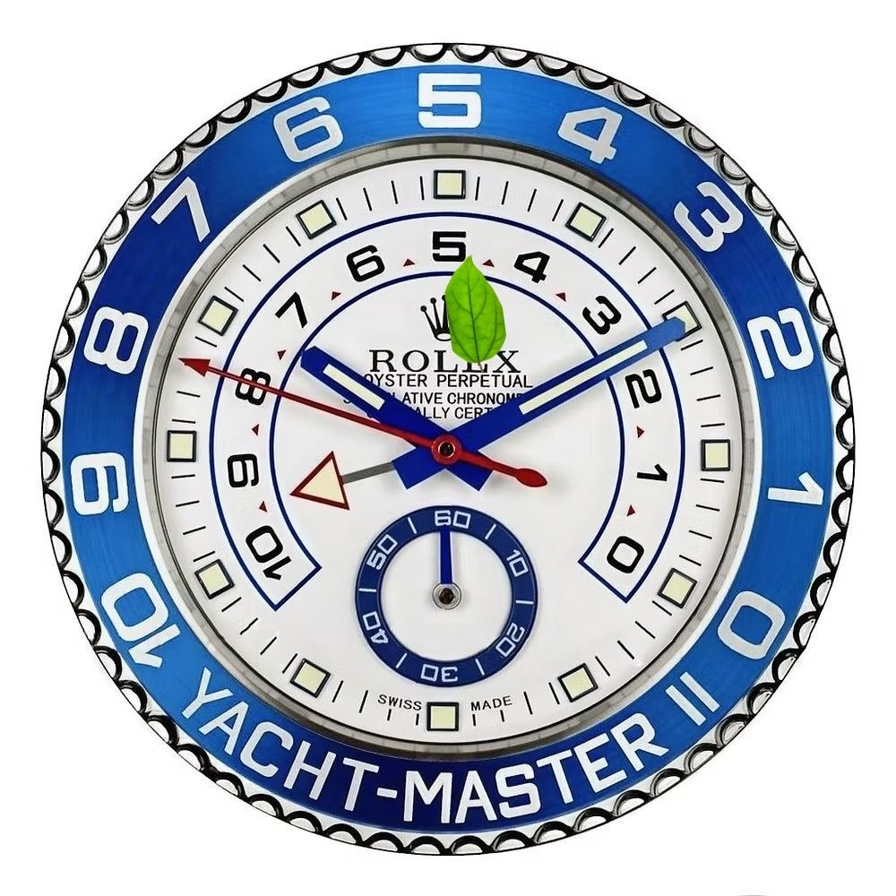 Icon Dials™ Yacht Master II, Silver & Blue